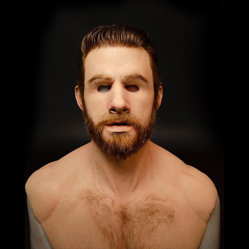 BowLift | Realistic Latex Mask | Halloween Cosplay Costume | Full Face