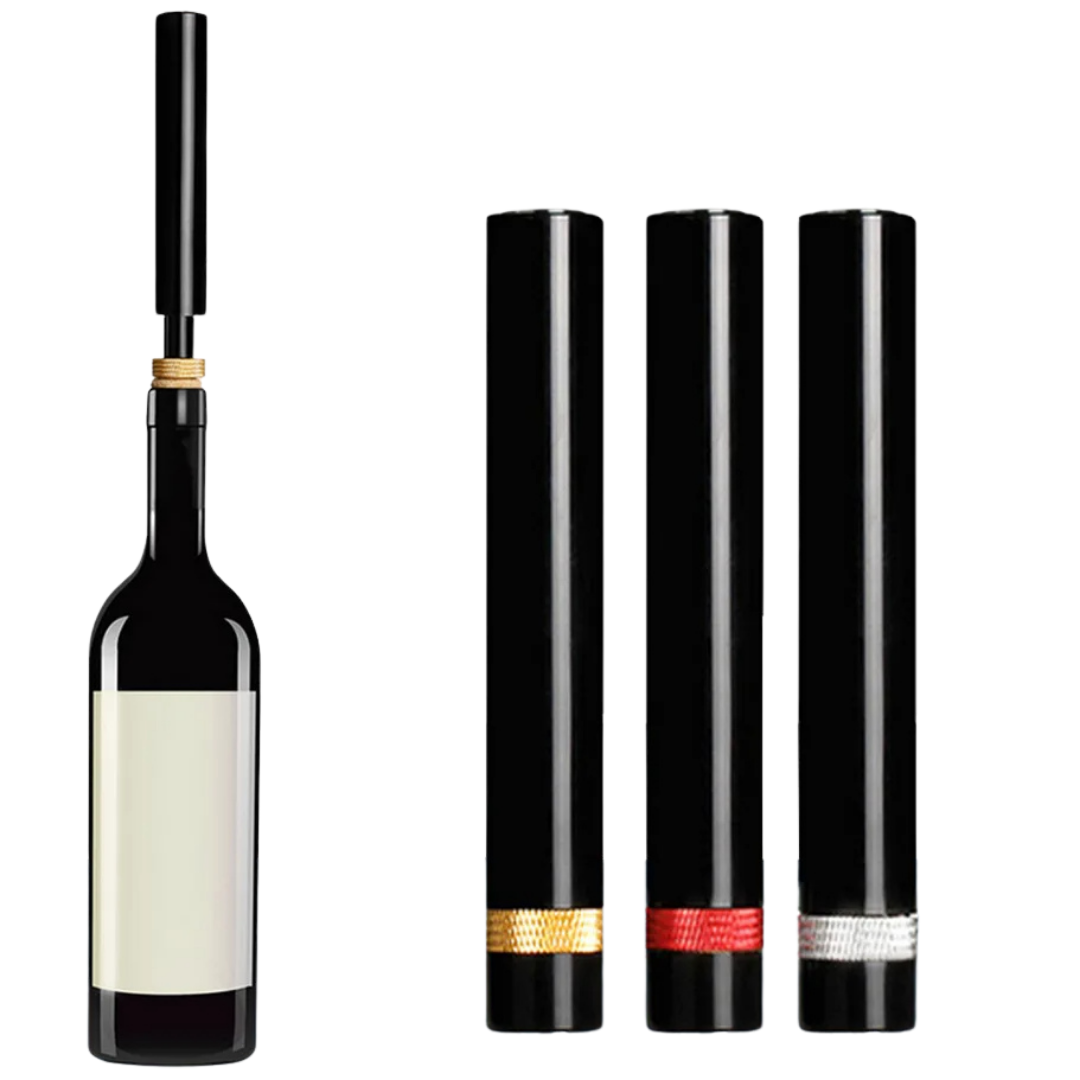 BowLift | WineLuxe Air Pressure Wine Opener – Stainless Steel & Ergonomic Design