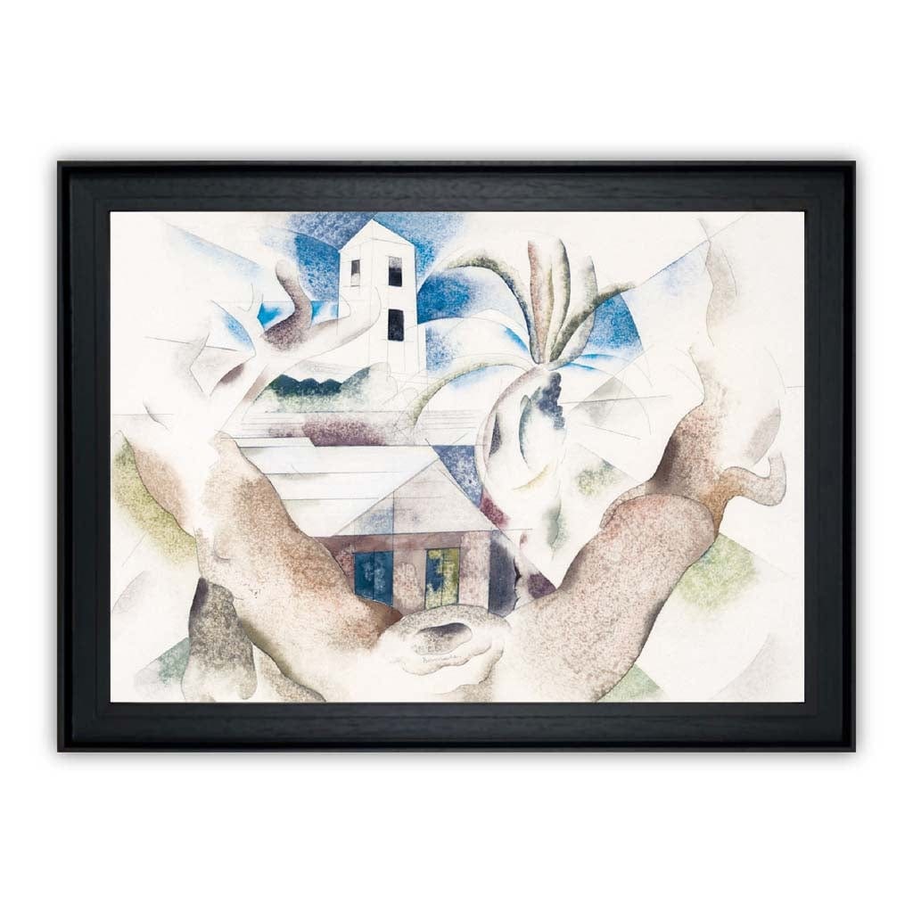 Charles Demuth - Bermuda No. 1 - Tree and House | Bowlift