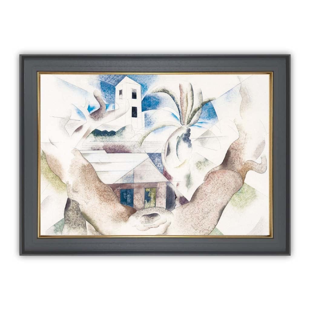 Charles Demuth - Bermuda No. 1 - Tree and House | Bowlift