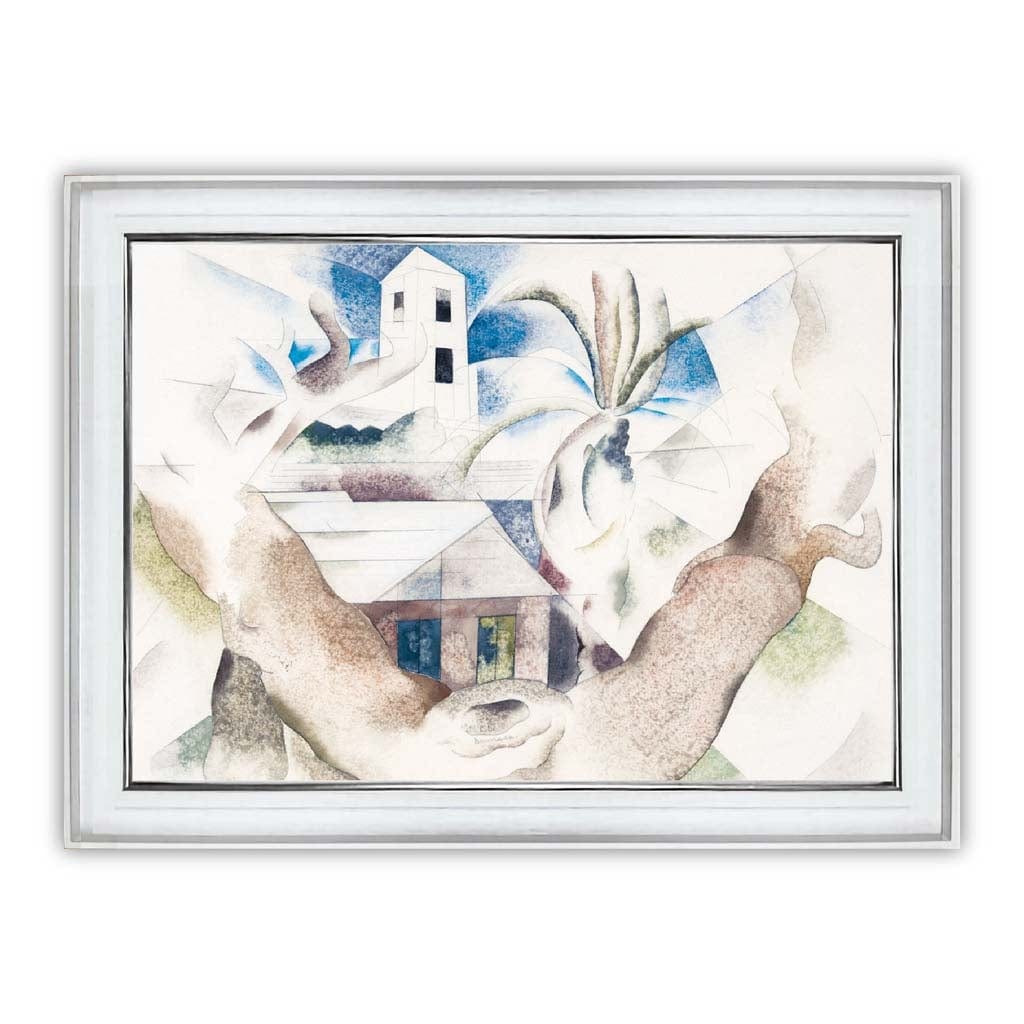 Charles Demuth - Bermuda No. 1 - Tree and House | Bowlift
