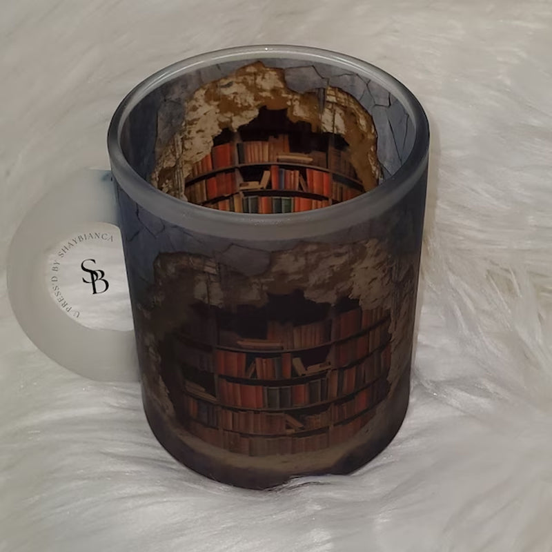 3D Bibliothek Becher Hinweis | Brehn