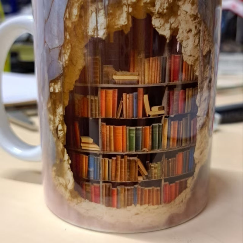 3D Bibliothek Becher Hinweis | Brehn