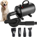 High Velocity Dog Grooming Dryer with Adjustable Heat and Extended Flexible Hose