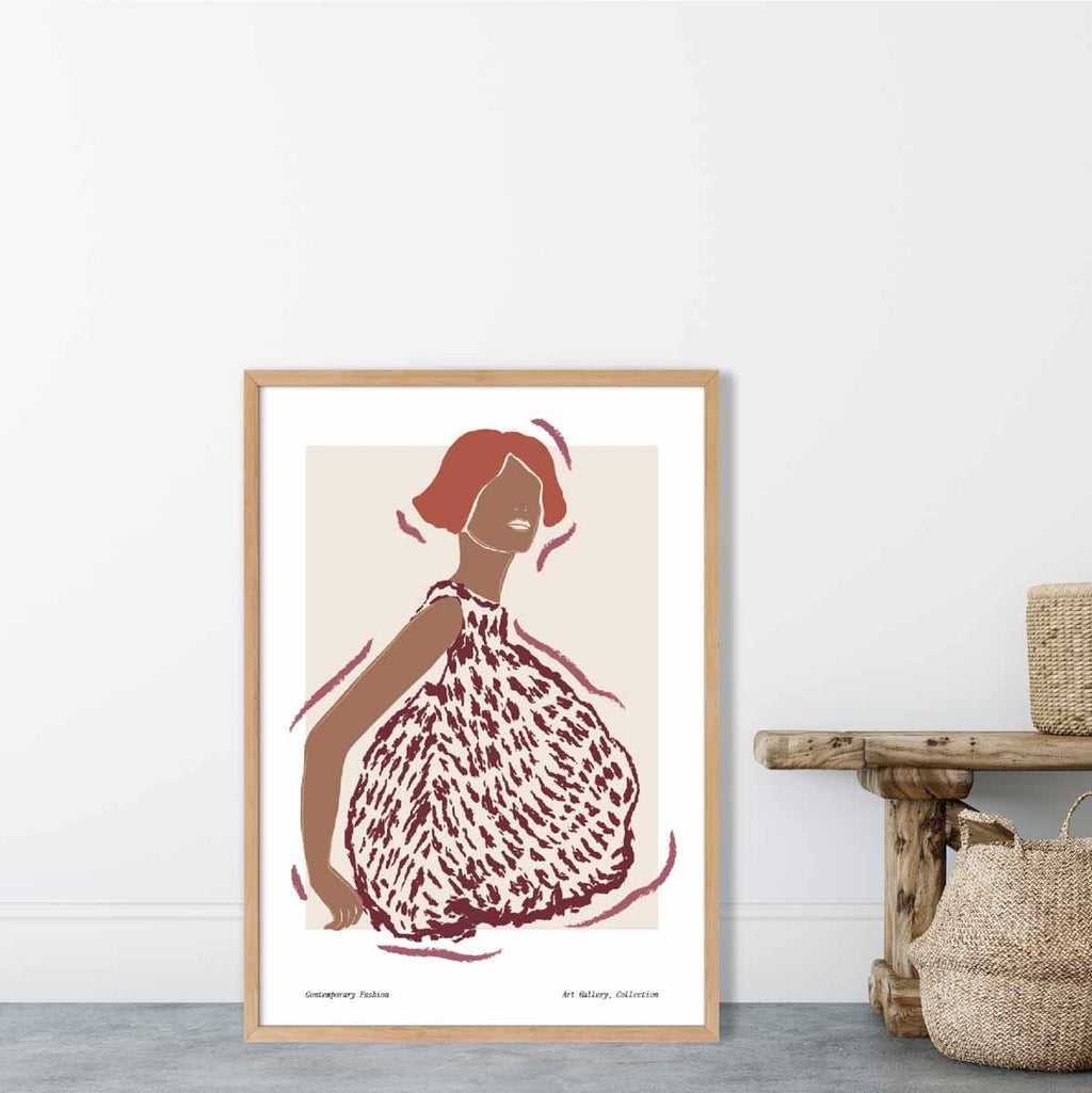 Contemporary Fashion Sketch Woman Poster No. 1 | Bowlift