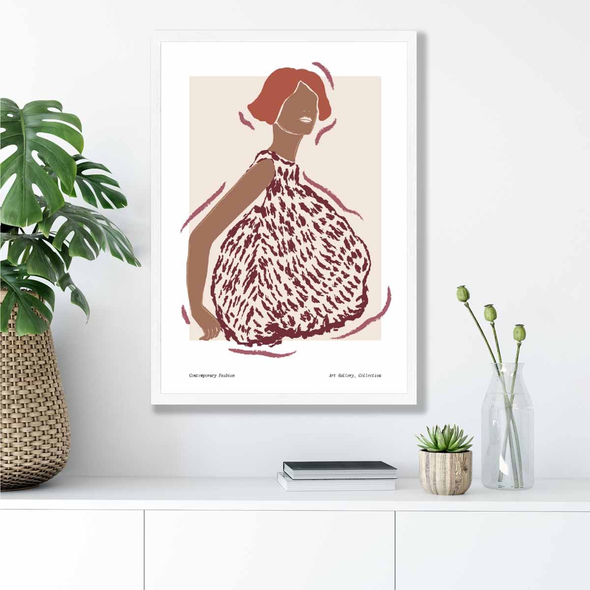 Contemporary Fashion Sketch Woman Poster No. 1 | Bowlift