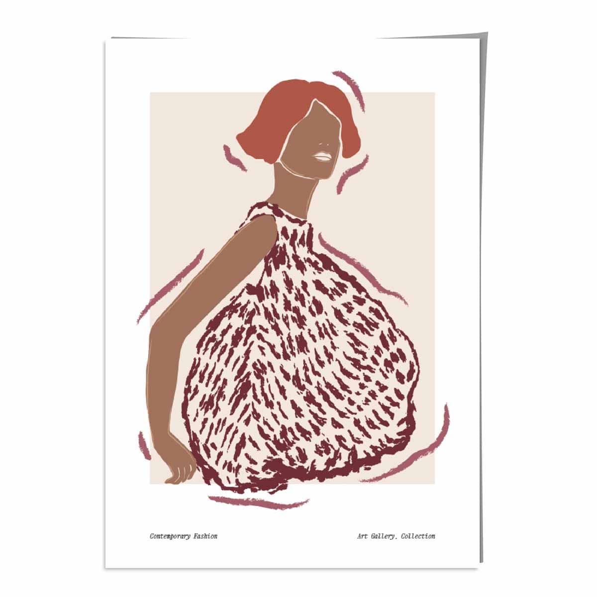 Contemporary Fashion Sketch Woman Poster No. 1 | Bowlift