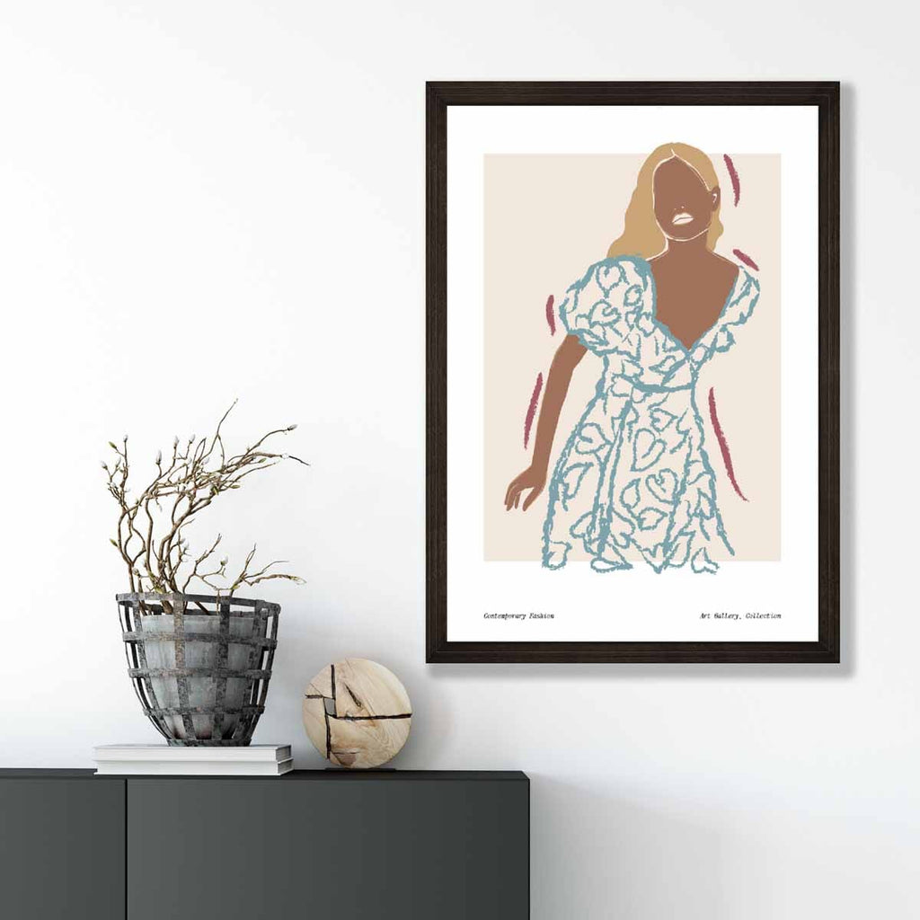 Contemporary Fashion Sketch Woman Poster No. 2 | Bowlift