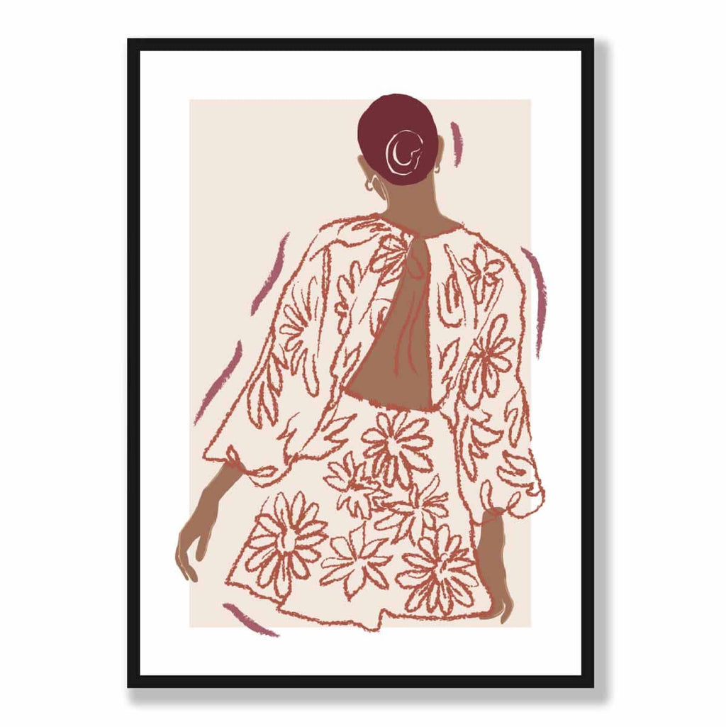 Contemporary Fashion Sketch Woman Poster No. 5 | Bowlift