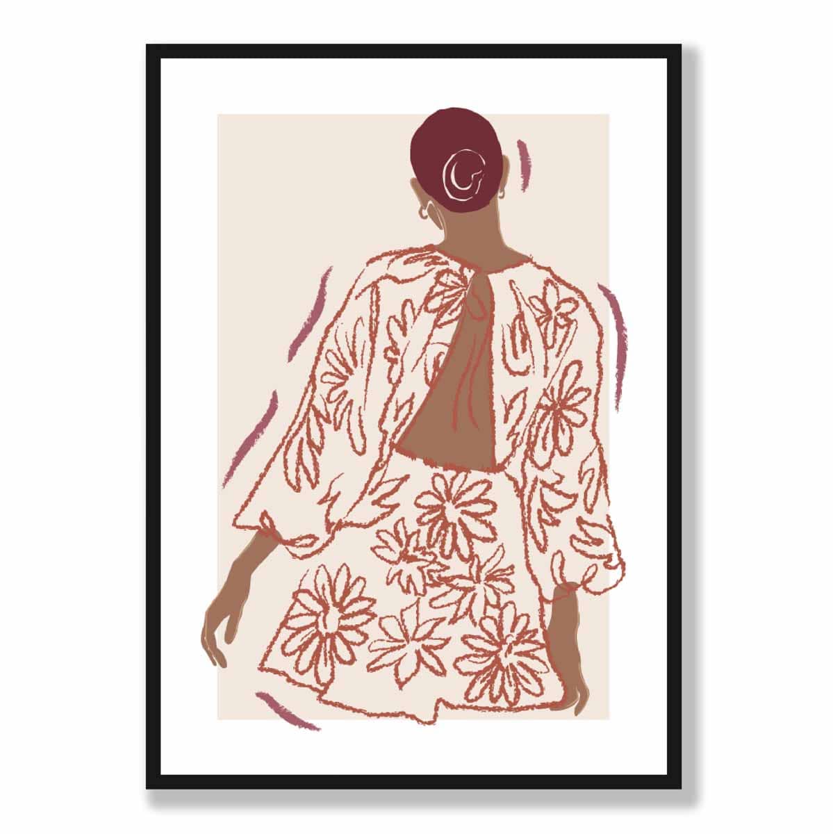 Contemporary Fashion Sketch Woman Poster No. 5 | Bowlift