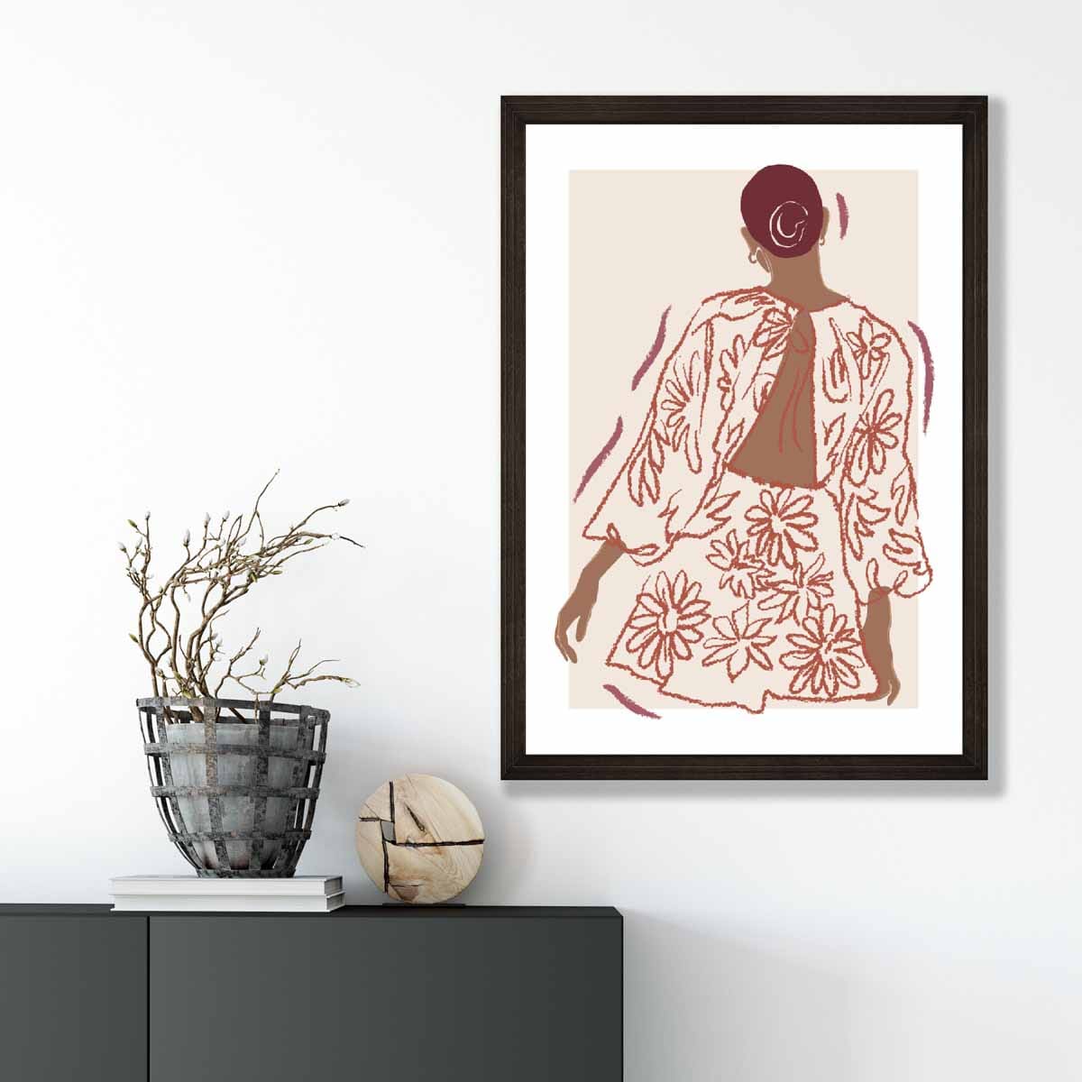 Contemporary Fashion Sketch Woman Poster No. 5 | Bowlift