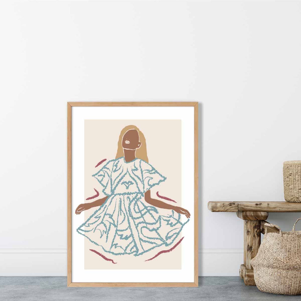 Contemporary Fashion Sketch Woman Poster No. 6 | Bowlift