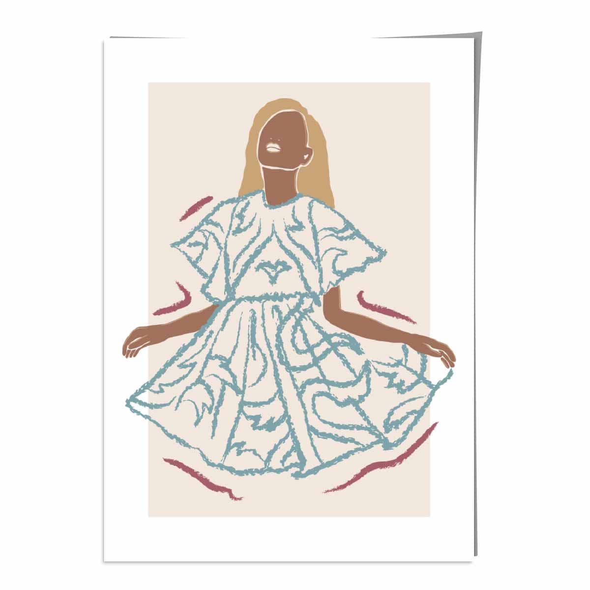 Contemporary Fashion Sketch Woman Poster No. 6 | Bowlift