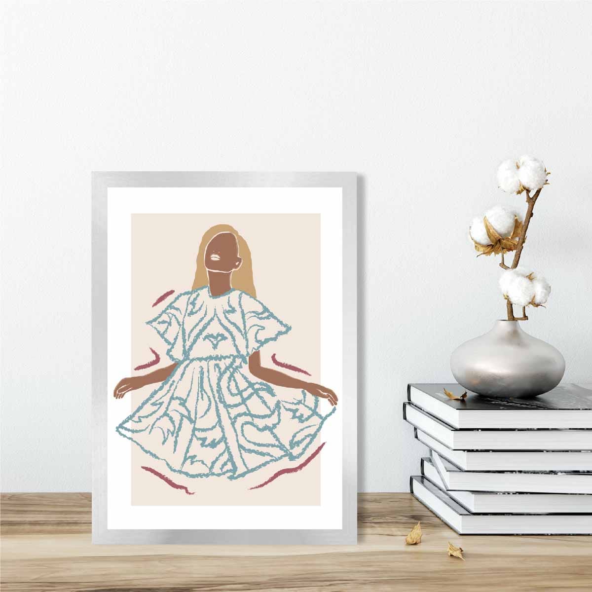 Contemporary Fashion Sketch Woman Poster No. 6 | Bowlift
