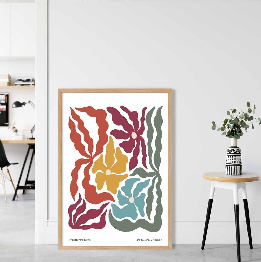 Contemporary Boho Flower Poster No. 3 Botanical | Bowlift