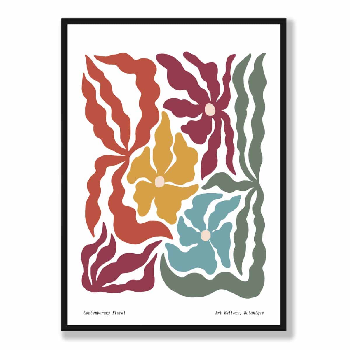 Contemporary Boho Flower Poster No. 3 Botanical | Bowlift