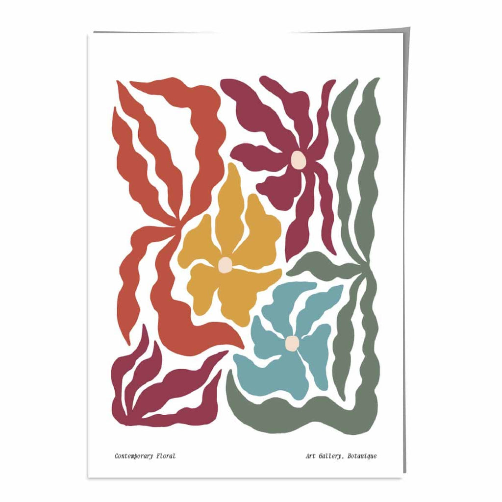 Contemporary Boho Flower Poster No. 3 Botanical | Bowlift