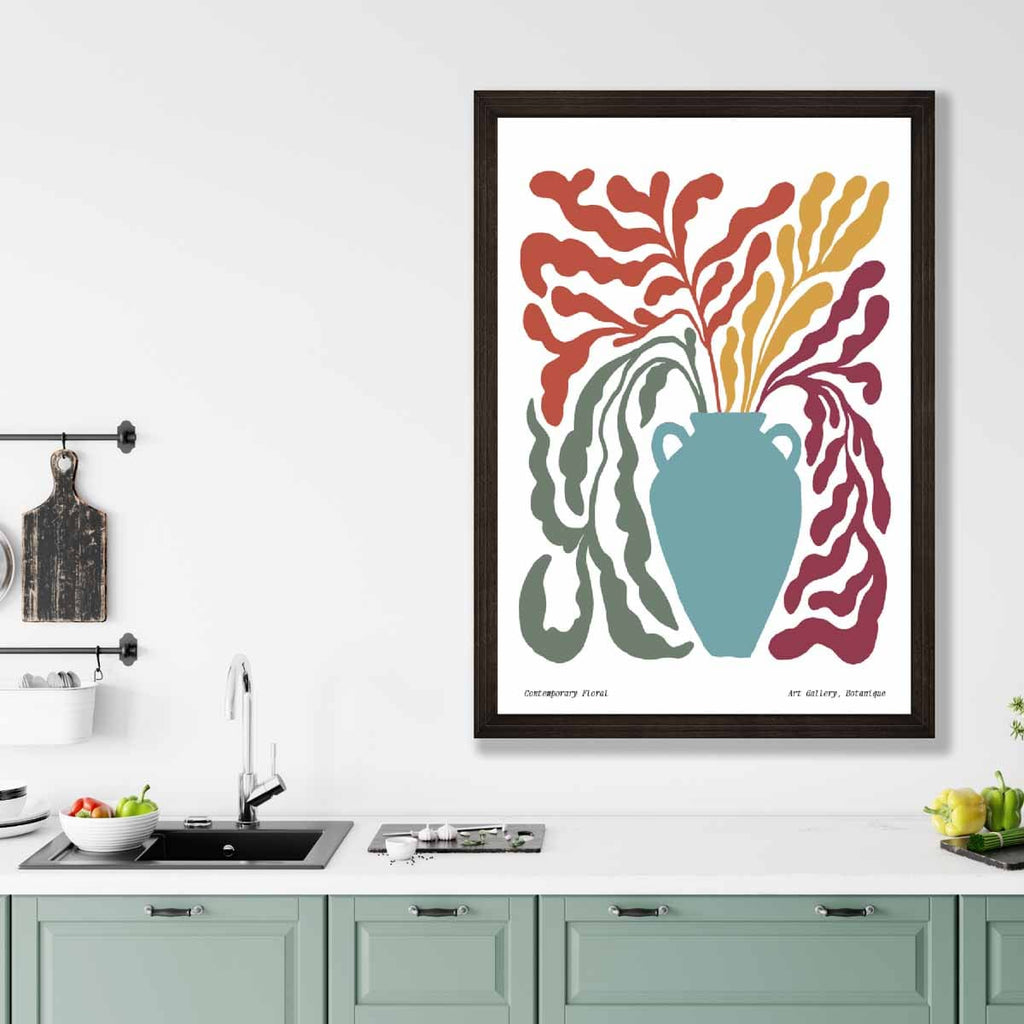 Contemporary Boho Flower Poster No. 5 Botanical | Bowlift