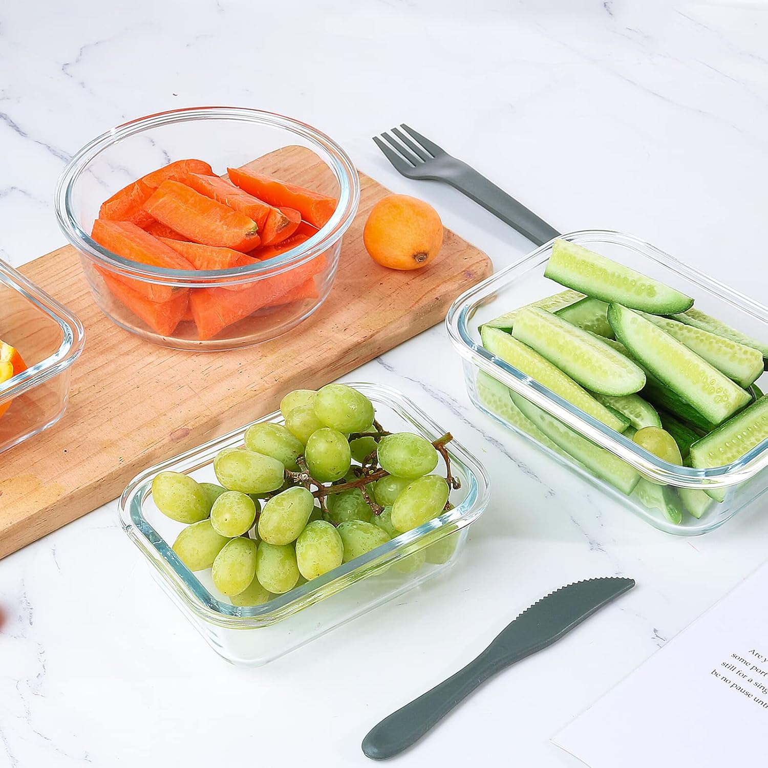 24-Piece Airtight Glass Food Storage Set - PurePreserve