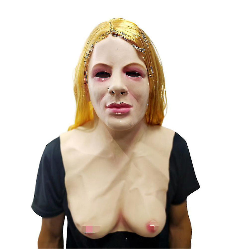 BowLift | Realistic Latex Mask | Halloween Cosplay Costume | Full Face