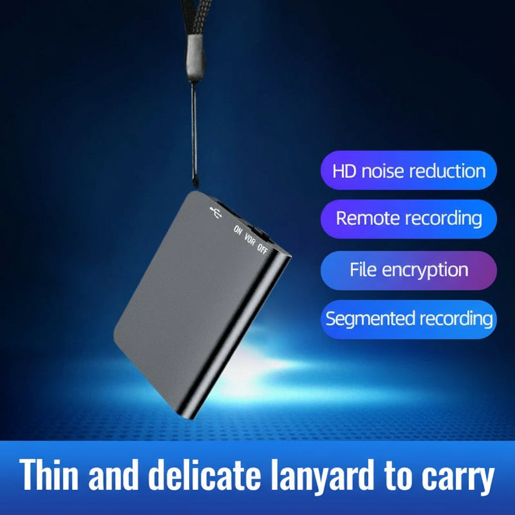 BowLift | Miniature Voice Recorder – Small, Discreet, and Powerful Audio Capture | Perfect for Stealth Recording and Voice Activation