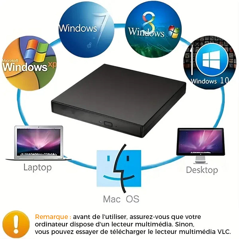 Externer CD DVD Player | Brehn