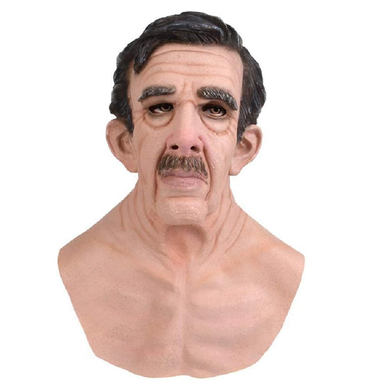 BowLift | Realistic Latex Mask | Halloween Cosplay Costume | Full Face