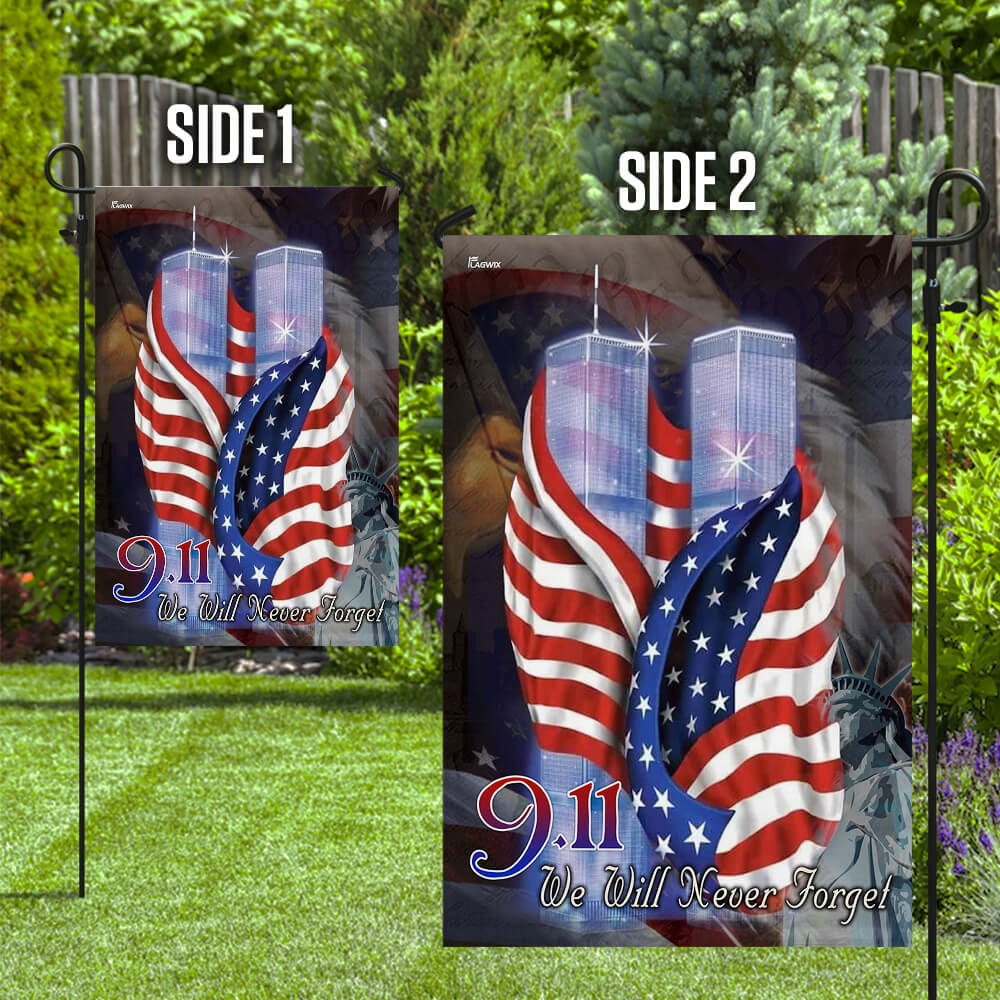 September 11th Never Forget 911 Flag