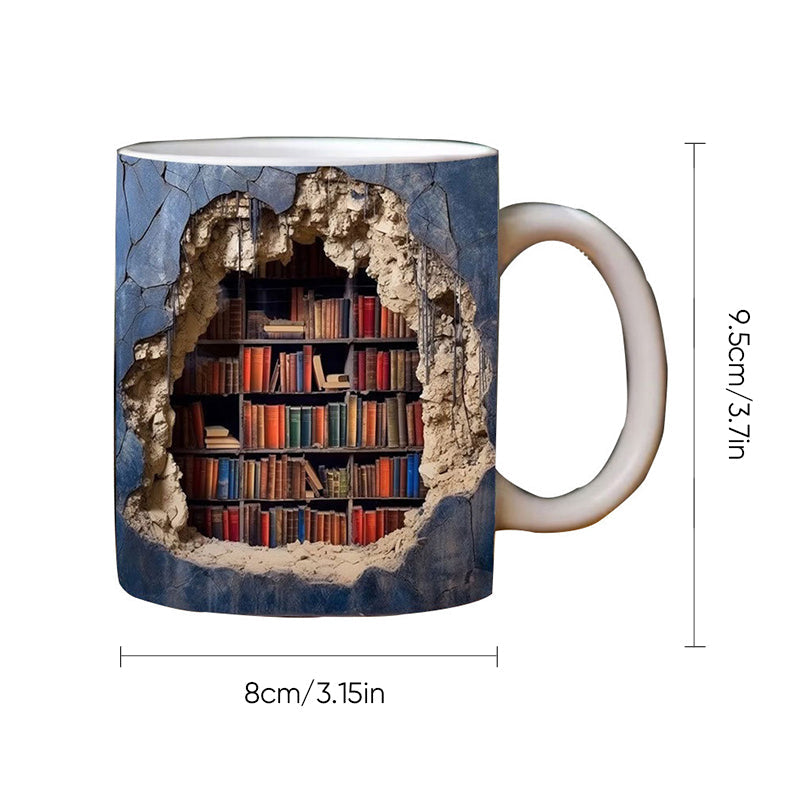 3D Bibliothek Becher Hinweis | Brehn