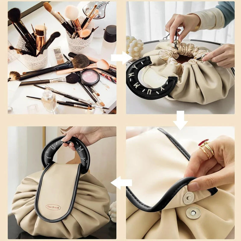 Kordelzug-Handtasche für Make-up | Brehn