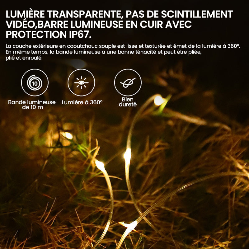 Tragbare einziehbare wasserdichte Außenlichterkette | Brehn