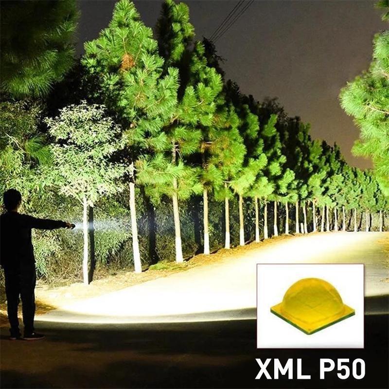 2023 Neujahrs-Limited-Time-Verkauf LED-Taktischer wiederaufladbarer Laser-Taschenlampe 90000 hohe Lumen-Kaufe 2 Gratis VIP-Versand | Brehn