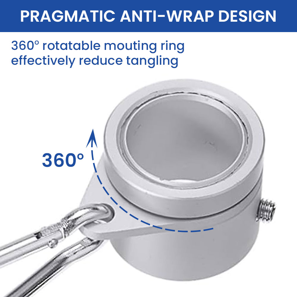 FLAGWIX  Mounting Ring 360° Rotating Anti Wrap For Flag Pole
