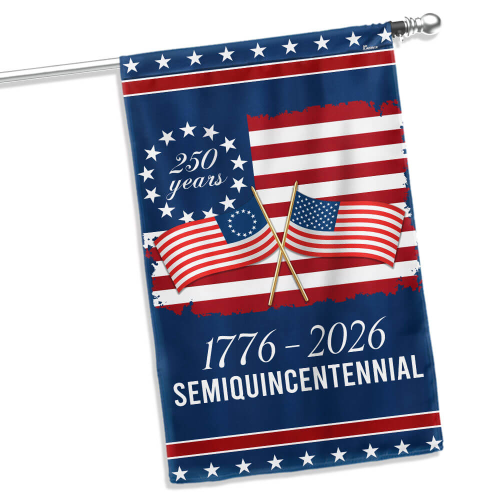 Flagwix American Flag - America 250th Anniversary Semiquincentennial Decorative Flag 3-Day Shipping