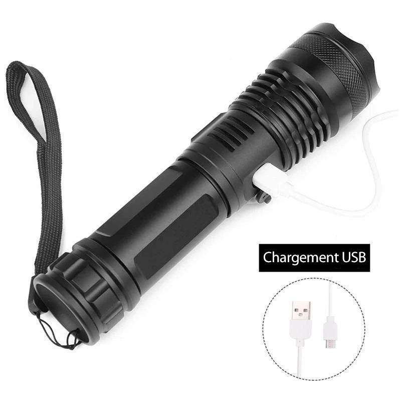 2023 Neujahrs-Limited-Time-Verkauf LED-Taktischer wiederaufladbarer Laser-Taschenlampe 90000 hohe Lumen-Kaufe 2 Gratis VIP-Versand | Brehn