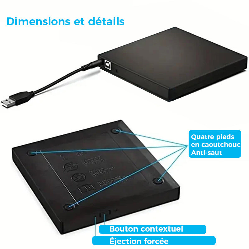 Externer CD DVD Player | Brehn