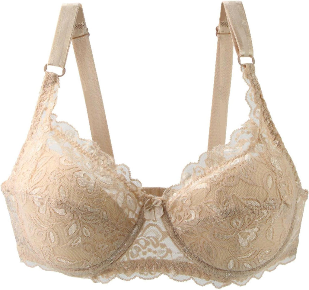 Sexy plus-size lace bra