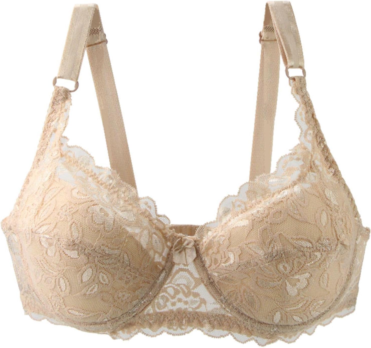 Sexy plus-size lace bra