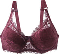 Sexy plus-size lace bra