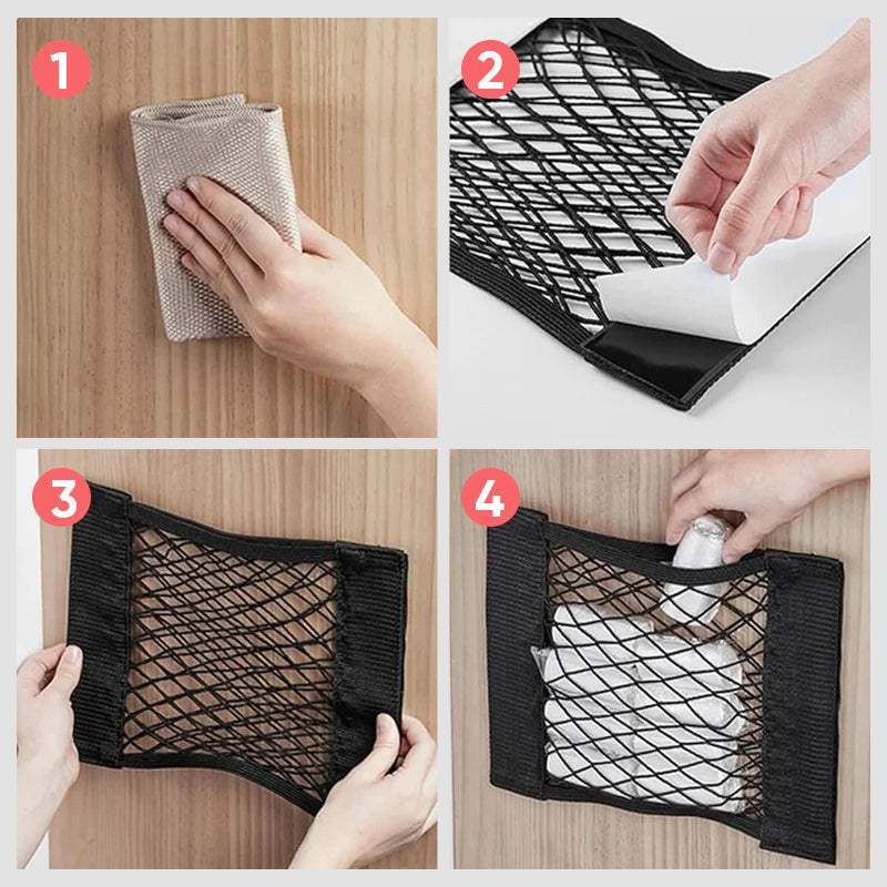 Mesh-Aufbewahrungstasche (mit Klebeband) | Brehn