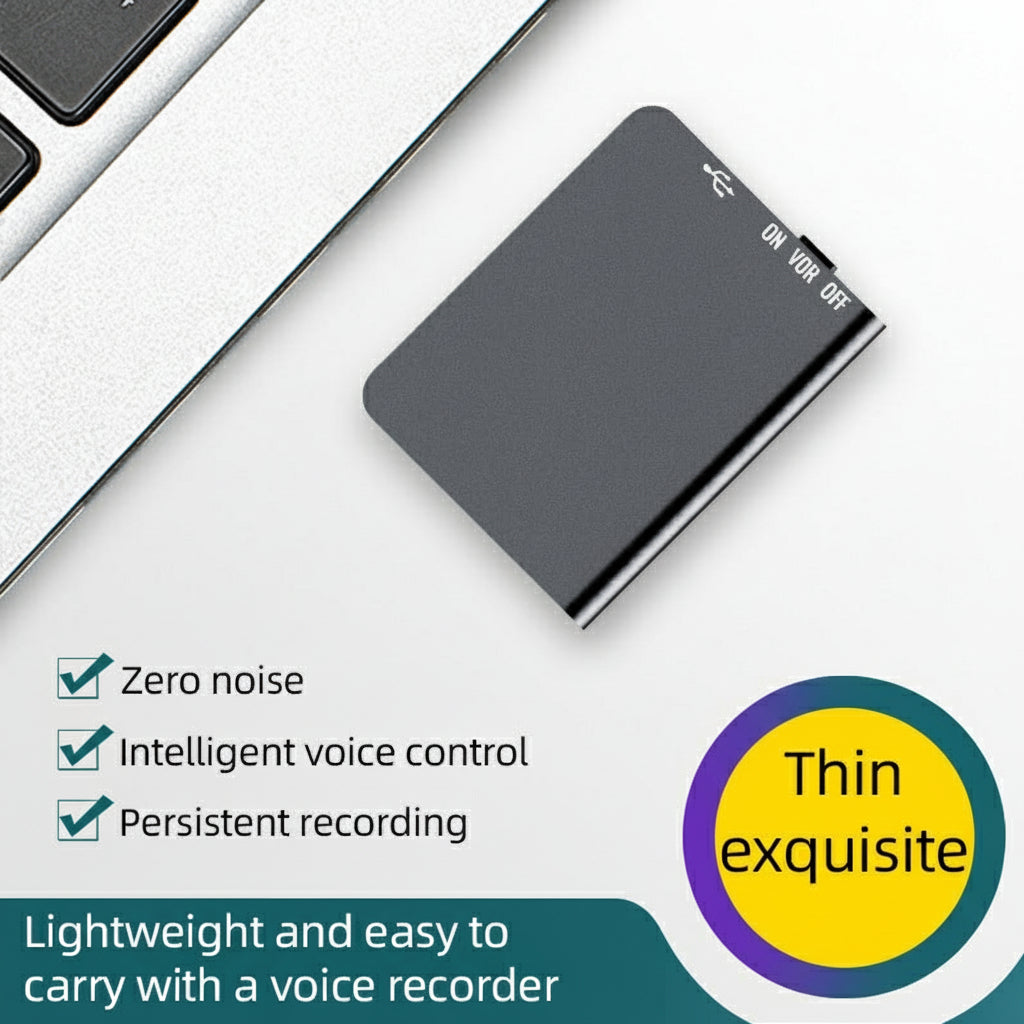 BowLift | Miniature Voice Recorder – Small, Discreet, and Powerful Audio Capture | Perfect for Stealth Recording and Voice Activation
