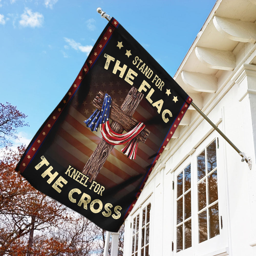 Stand For The Flag Kneel For The Cross Flag