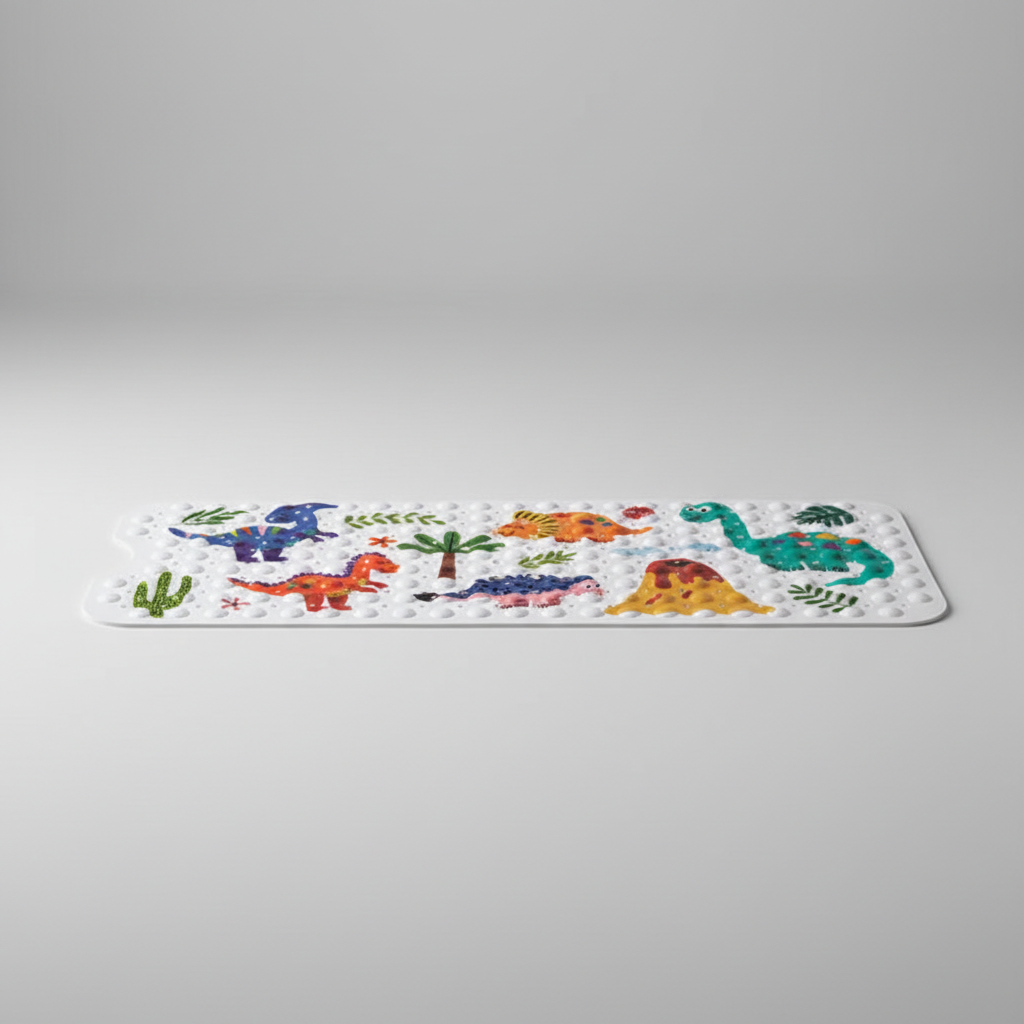 Anti-slip shower mat with suction cups - SafeSplash