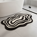 Anti-slip bathroom mat rubber - DryWave