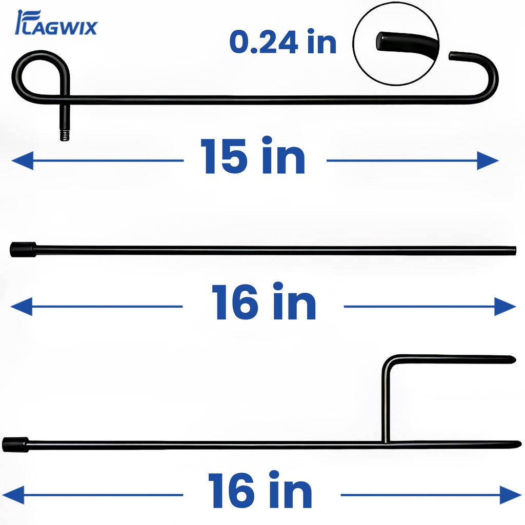 FLAGWIX Vertical Garden Flag Stand