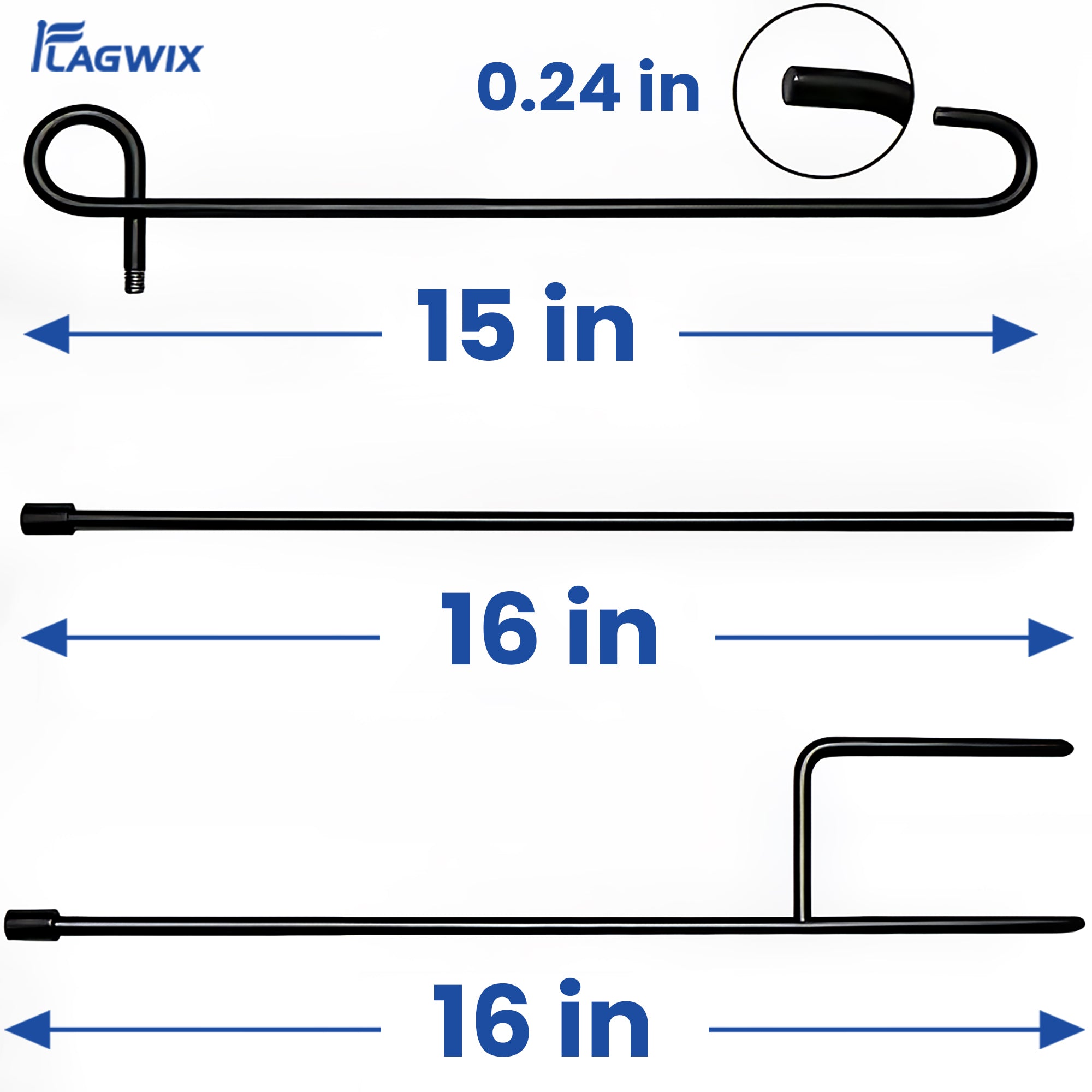 FLAGWIX Vertical Garden Flag Stand