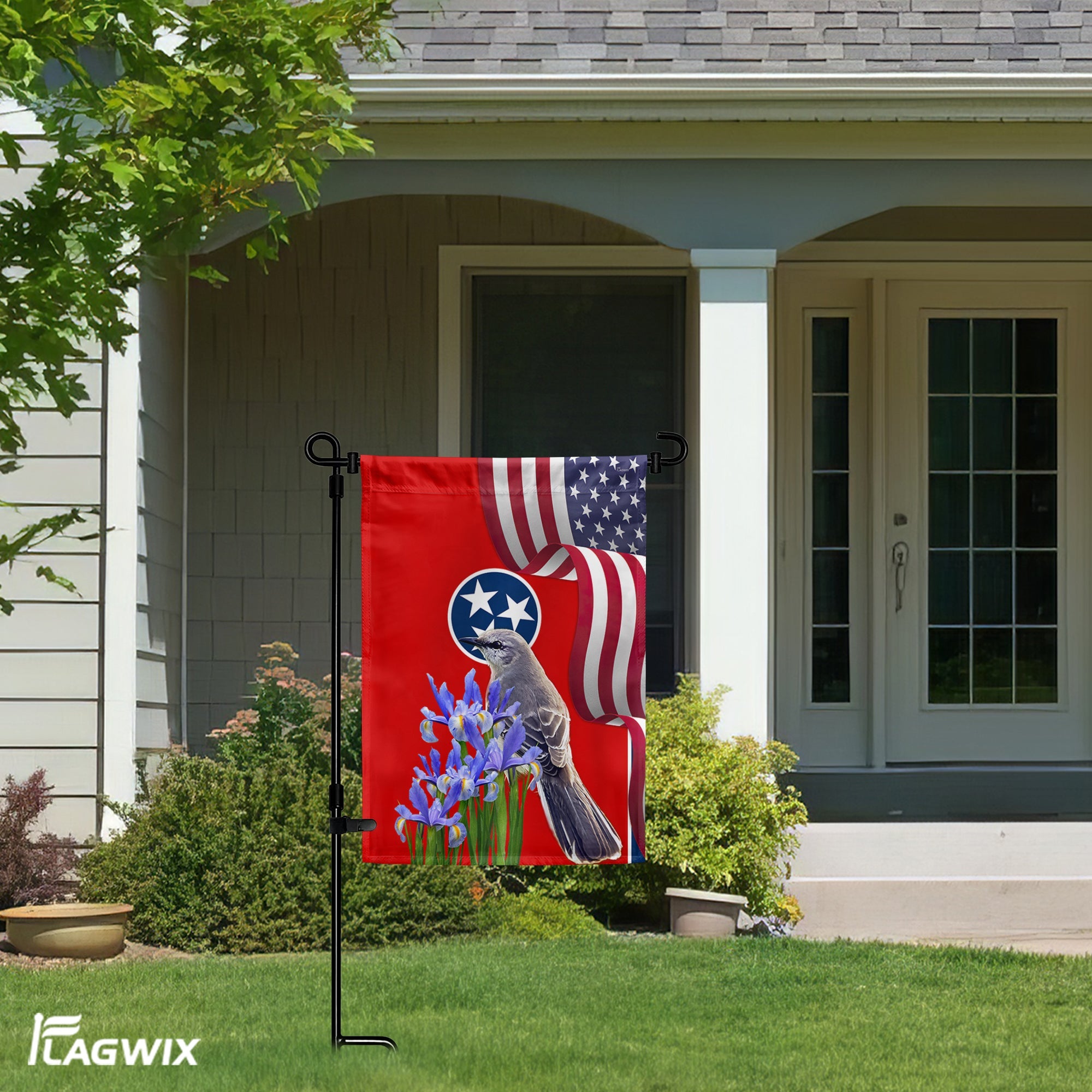 FLAGWIX Premium Vertical Garden Flag Pole – Durable & Weather-Resistant