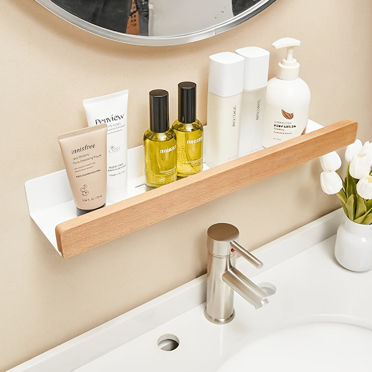 Bore-free wall shelf made of plastic - Shelfify