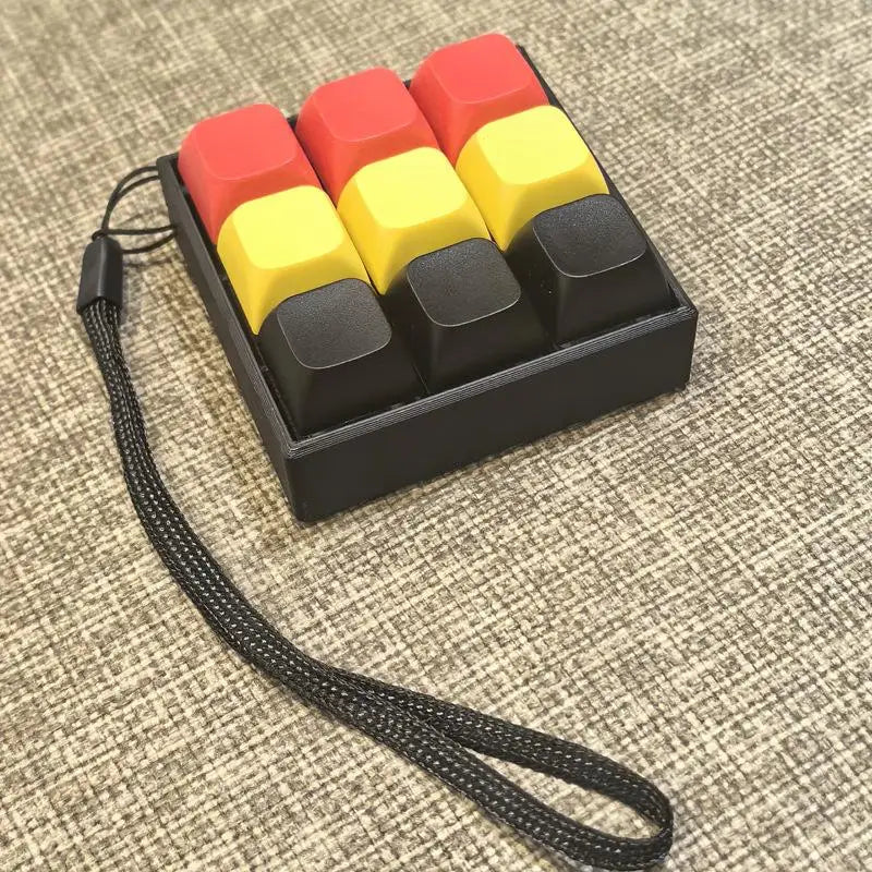 Compact Button Clicker Keychain - Fidgix