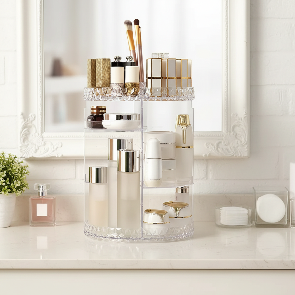 Rotatable Acrylic Organizer - SpinLuxe